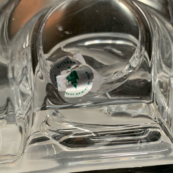 PartyLite Glass Bird Boat Tea Light Candle Holder - Picture 4 of 5